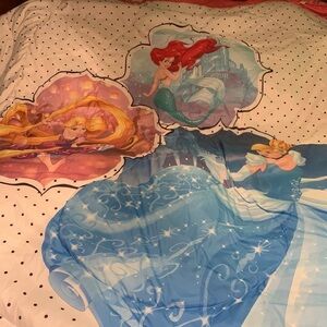 NEW NU Disney Princess Comforter 72x86 Twin/Full 100% Polyester & 3 Sets sheets
